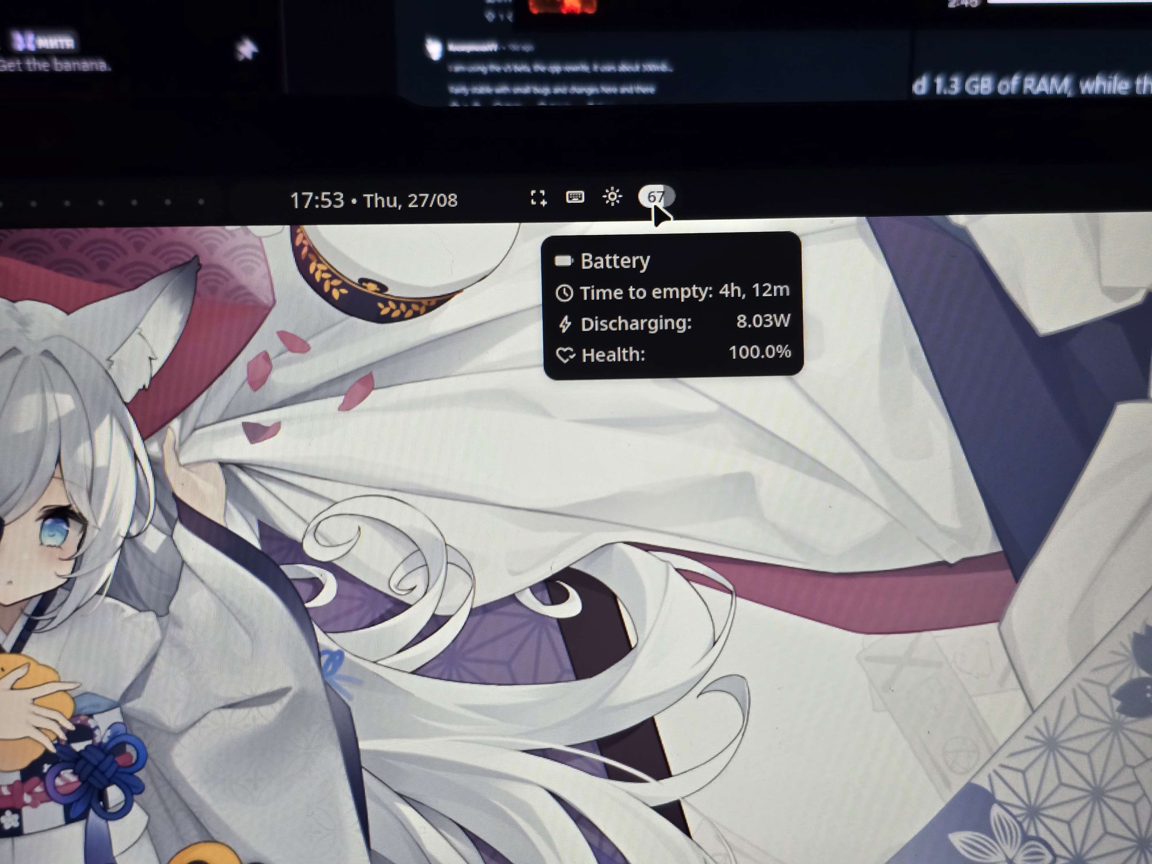 Battery Reporter Working
